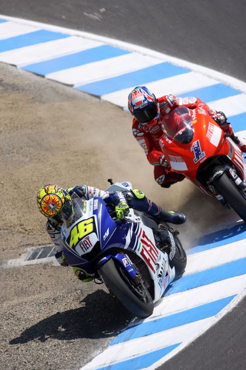 Laguna Seca 2008: Rossi Vs Stoner